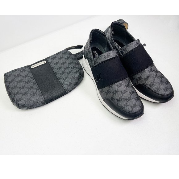 MICHAEL KORS Women's Sneakers Size 8M with Matching Waist Wallet Combo - Picture 1 of 16